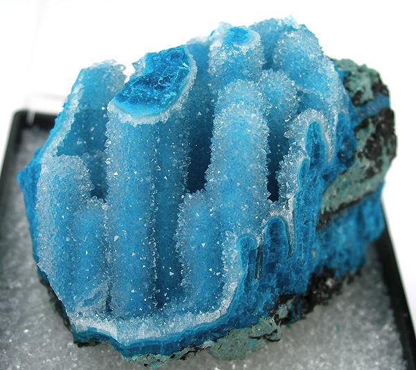 gemmy chrysocolla druzy gemstone specimen