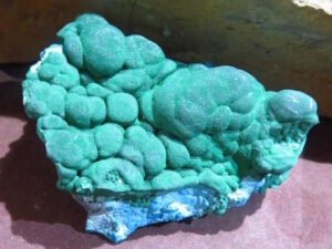 bubbling chrysocolla specimen