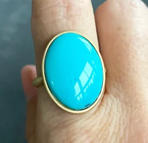 sleeping beauty turquoise ring