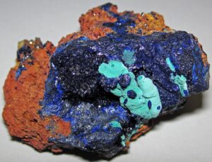azurite from morenci mine in arizona
