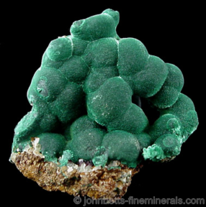 fuzzy green malachite from bisbee arizona