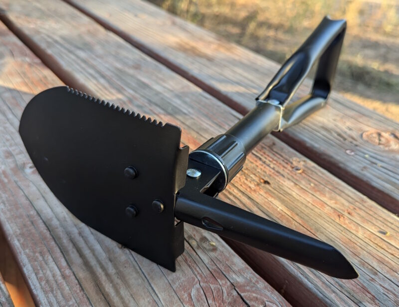 rockhounding shovel rear view